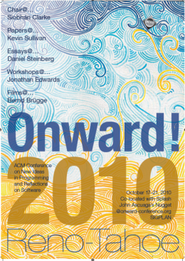 Onward! 2010 Poster
